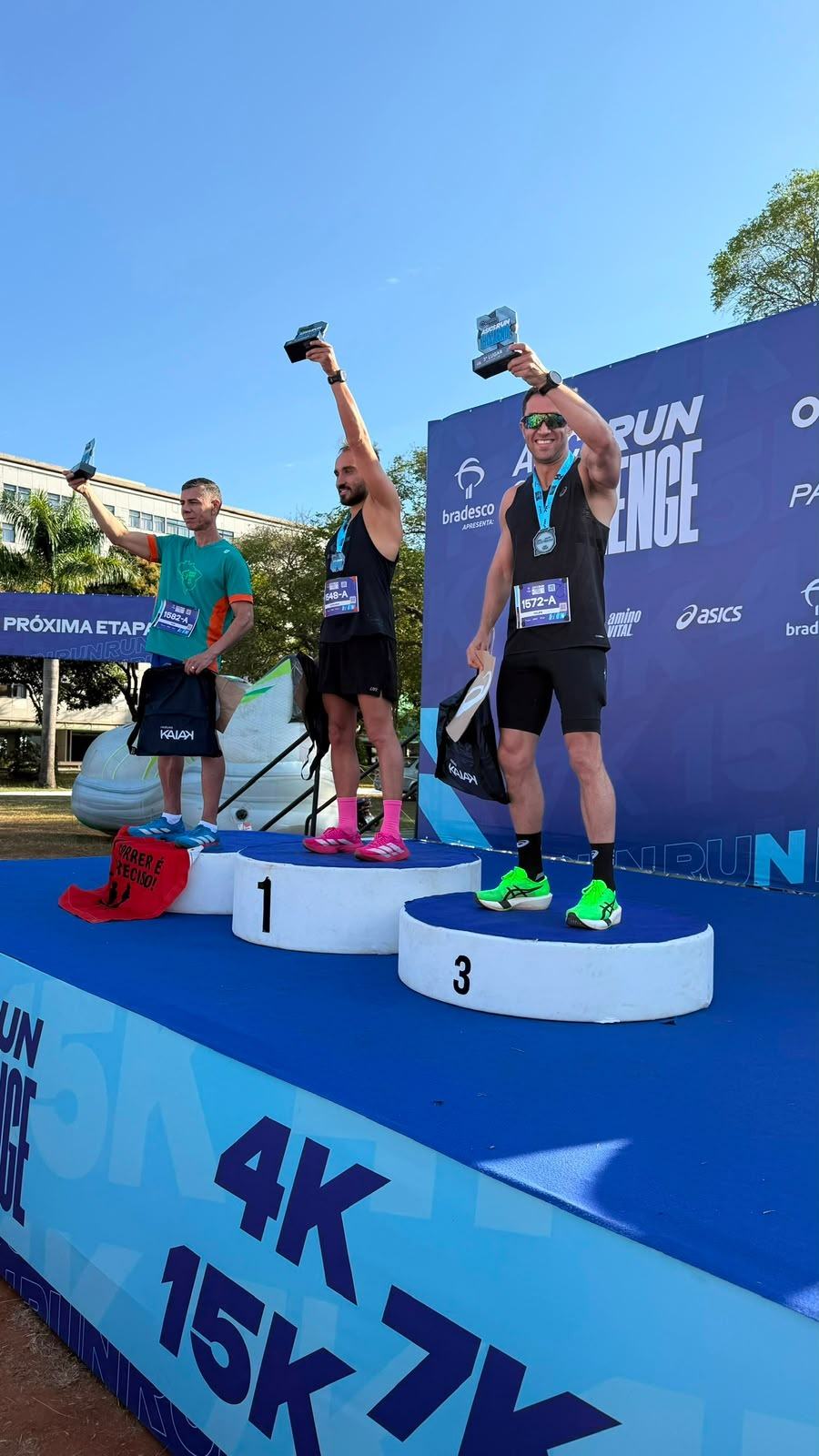 P&oacute;dio Asics Run Challenge